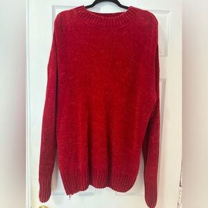Oversized Red Sweater